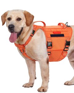 ウォーキングハイキングトレーニング用の引っ張らない戦術的な犬用ハーネス